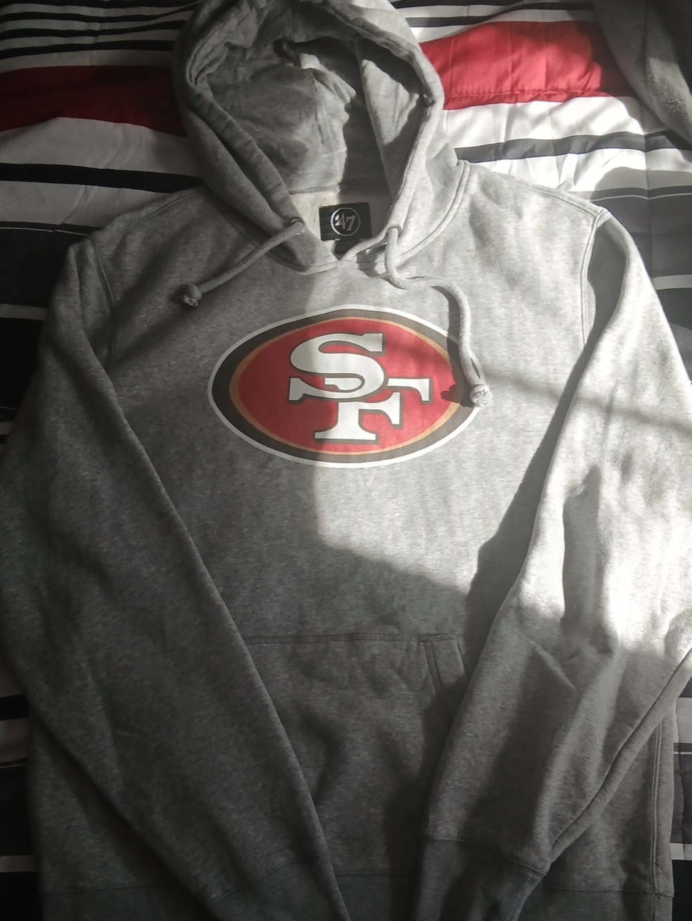 XL '47 Gray San Francisco 49ers Pullover Hoodie